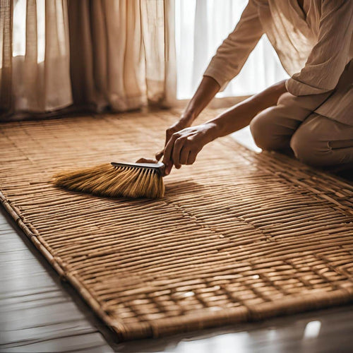 Cleaning and Maintenance of Rattan Mats