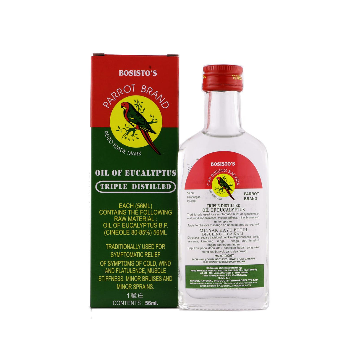 Parrot Brand Oil of Eucalyptus 56ml
