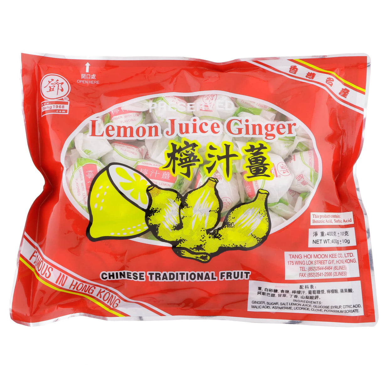 Tang Lemon Juice Ginger