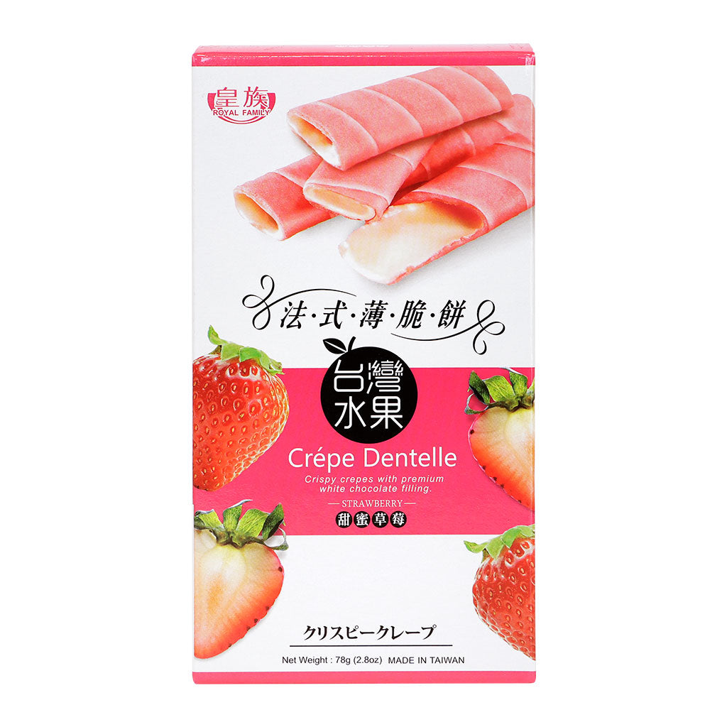 Royal Family Crispy Crepes Strawberry