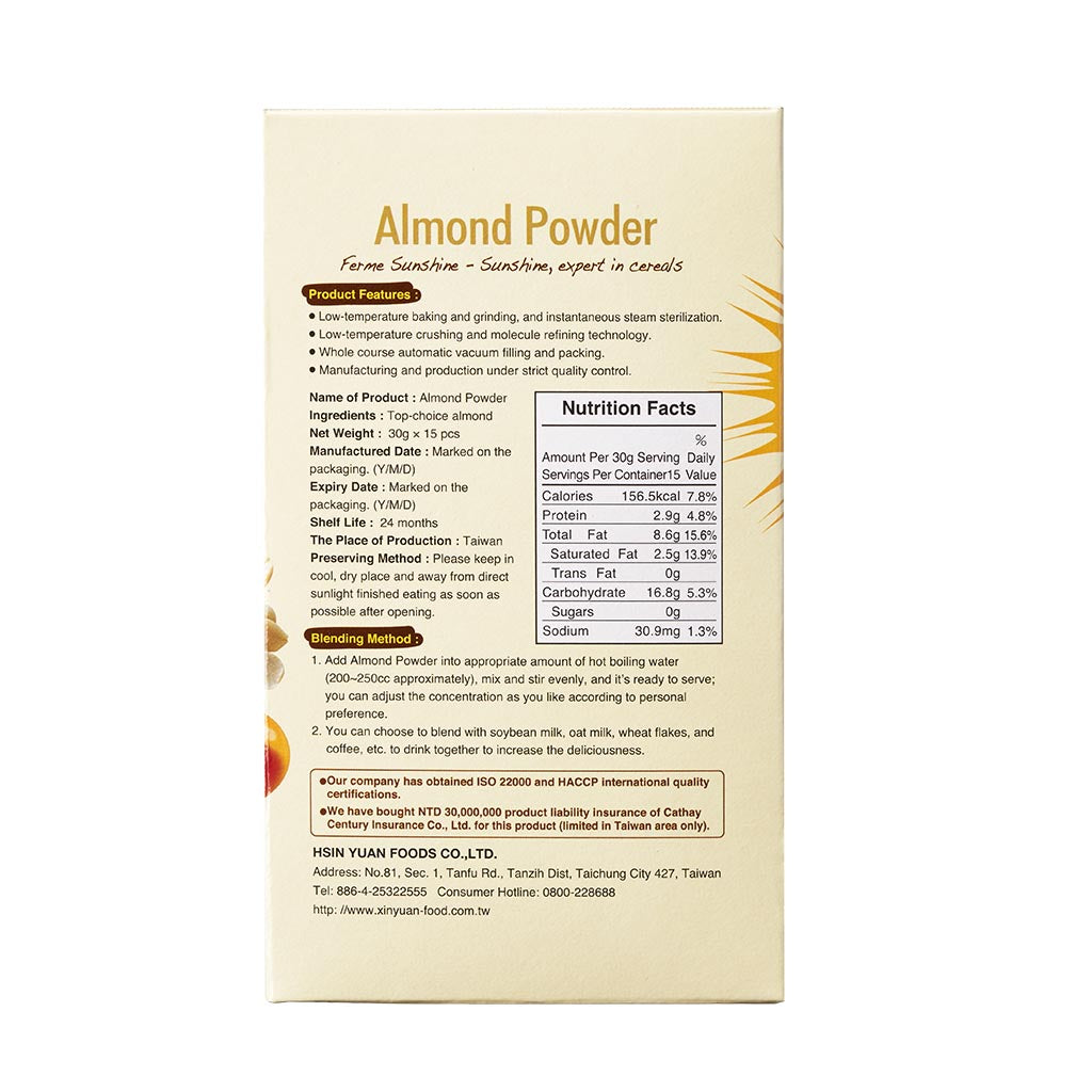 Ferme Sunshine Almond Powder