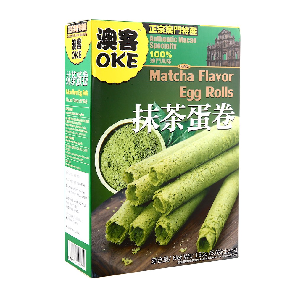 OKE Matcha Flavour Egg Rolls