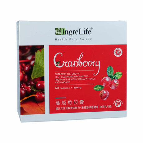 Ingrelife Cranberry Capsules 60’s