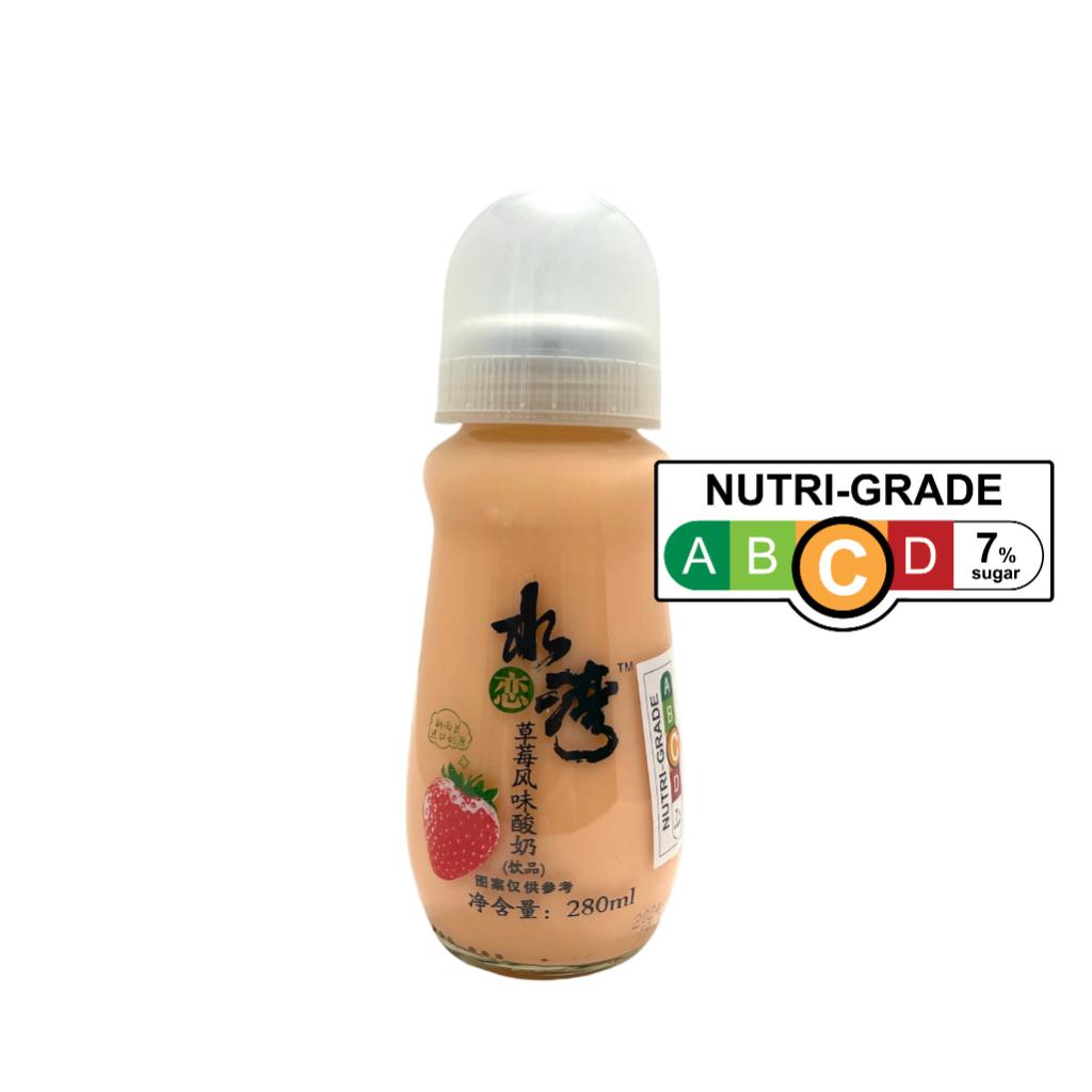 水恋湾草莓风味酸奶