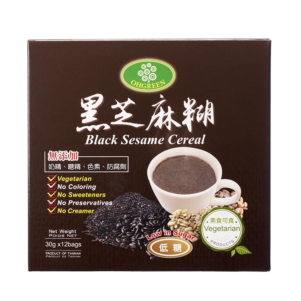 Ohgreen Black Sesame Cereal Low Sugar