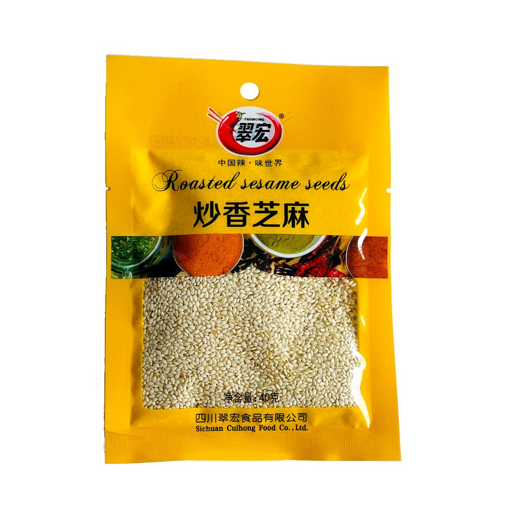 Cui Hong Fried White Sesame 40g