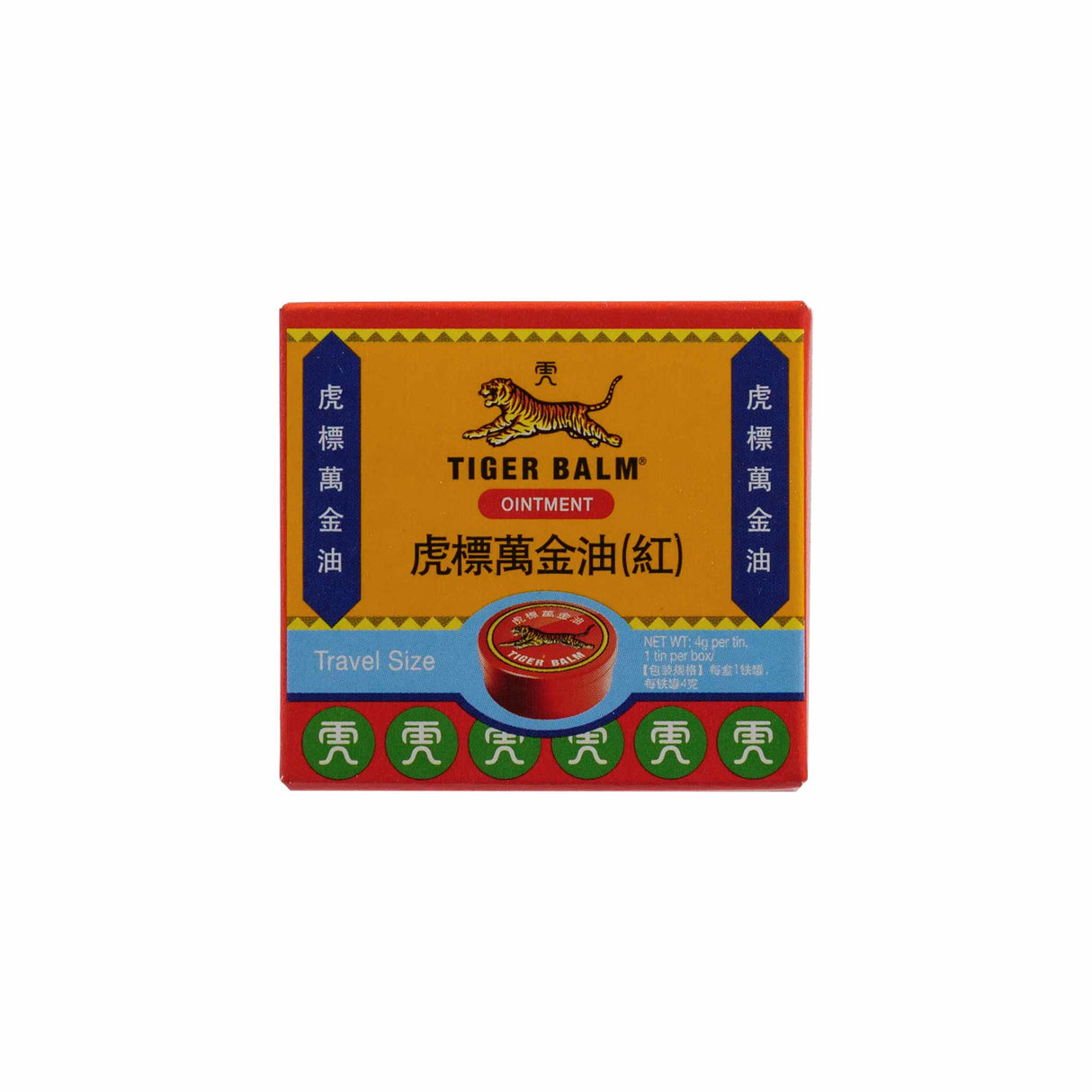 虎标红万金油4g