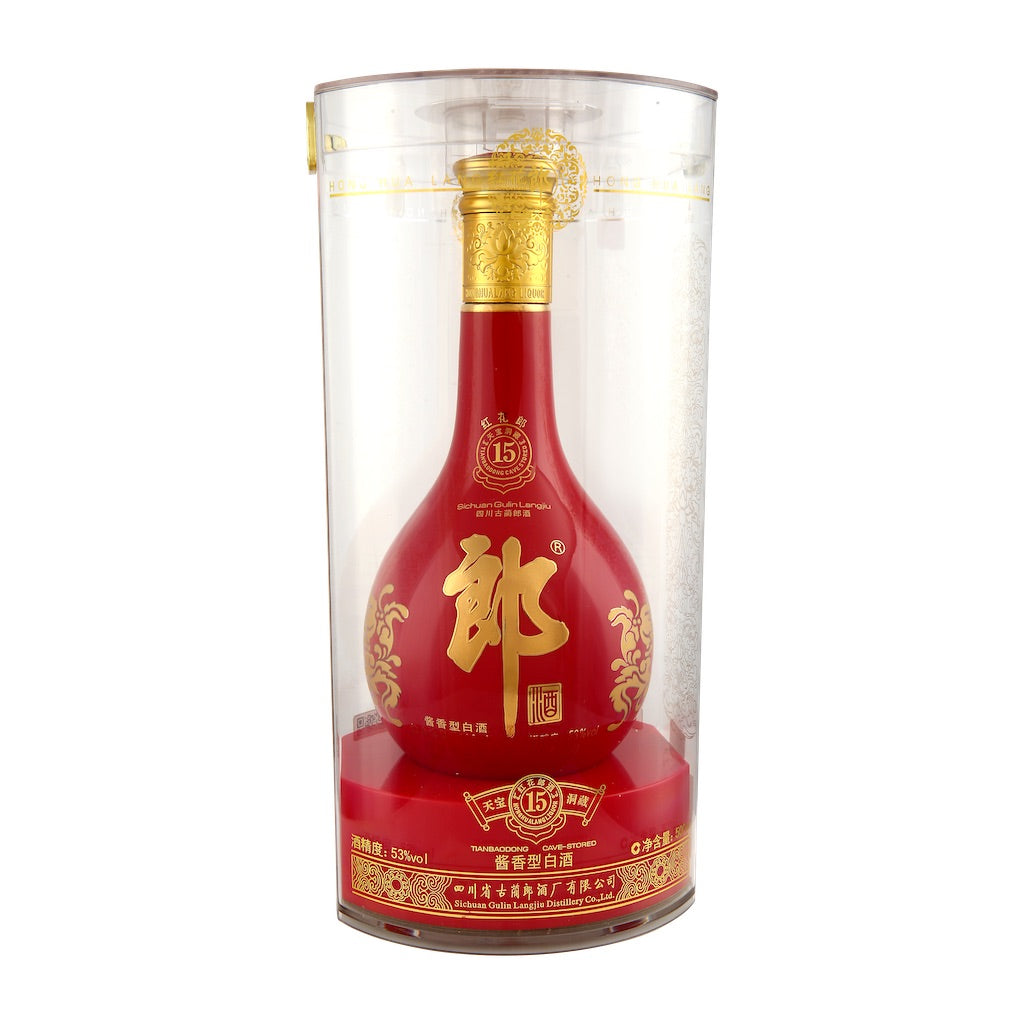 红花郎白酒15年陈