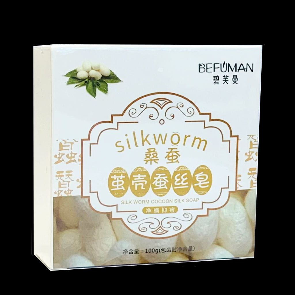 Silk Worm Cocoon Silk Soap