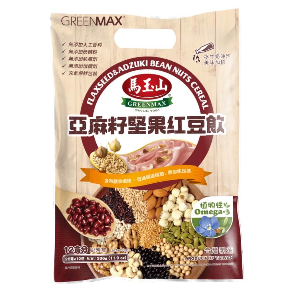 Greenmax Flaxseed & Adzuki Bean Nuts Cereal