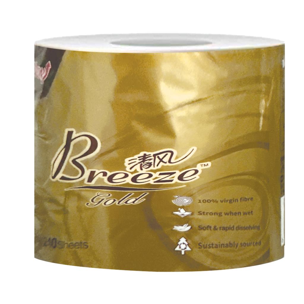 Breeze Pure Series Tissue Roll - 3 Ply/10 Rolls