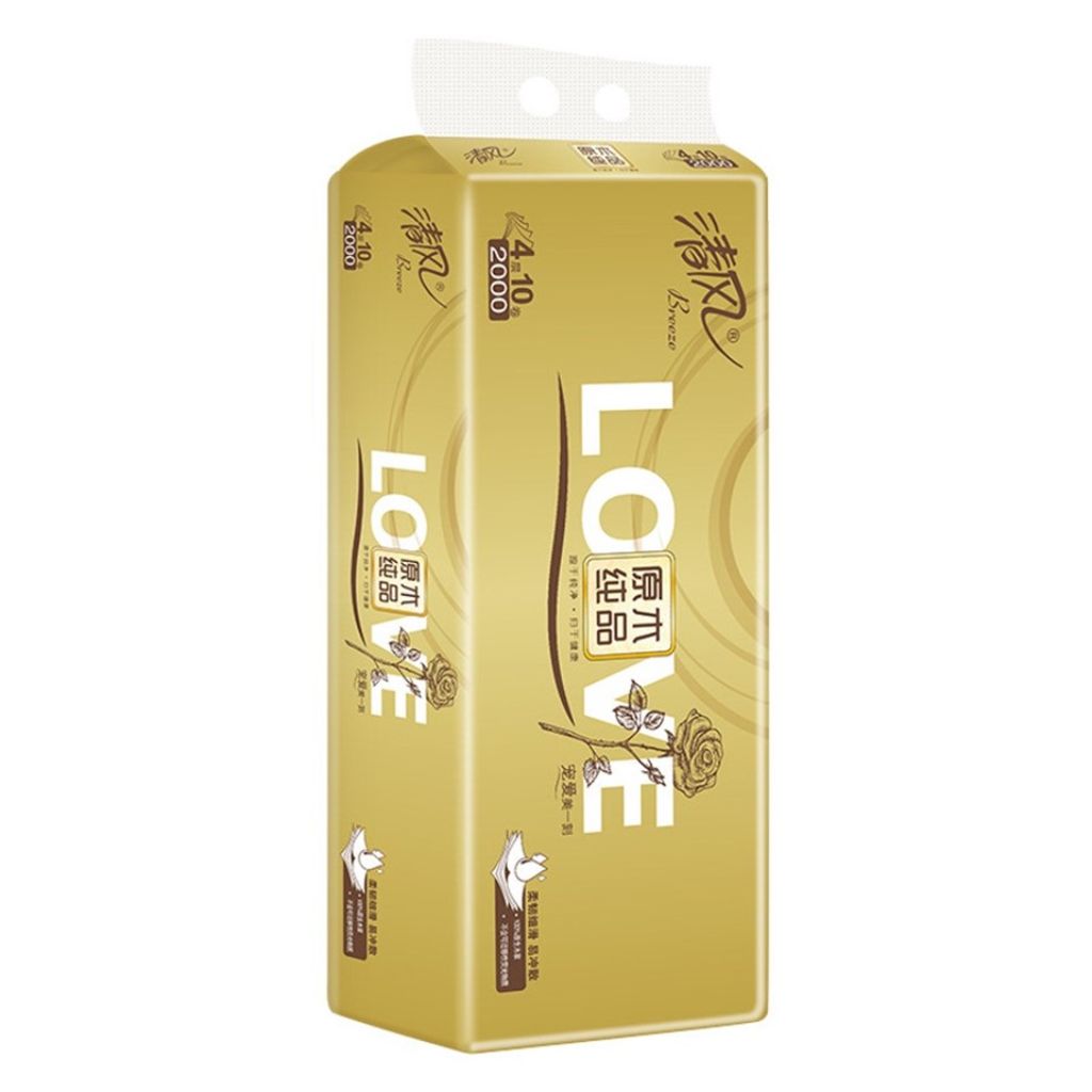 Breeze Gold Series Tissue Roll - 4 Ply/10 Rolls