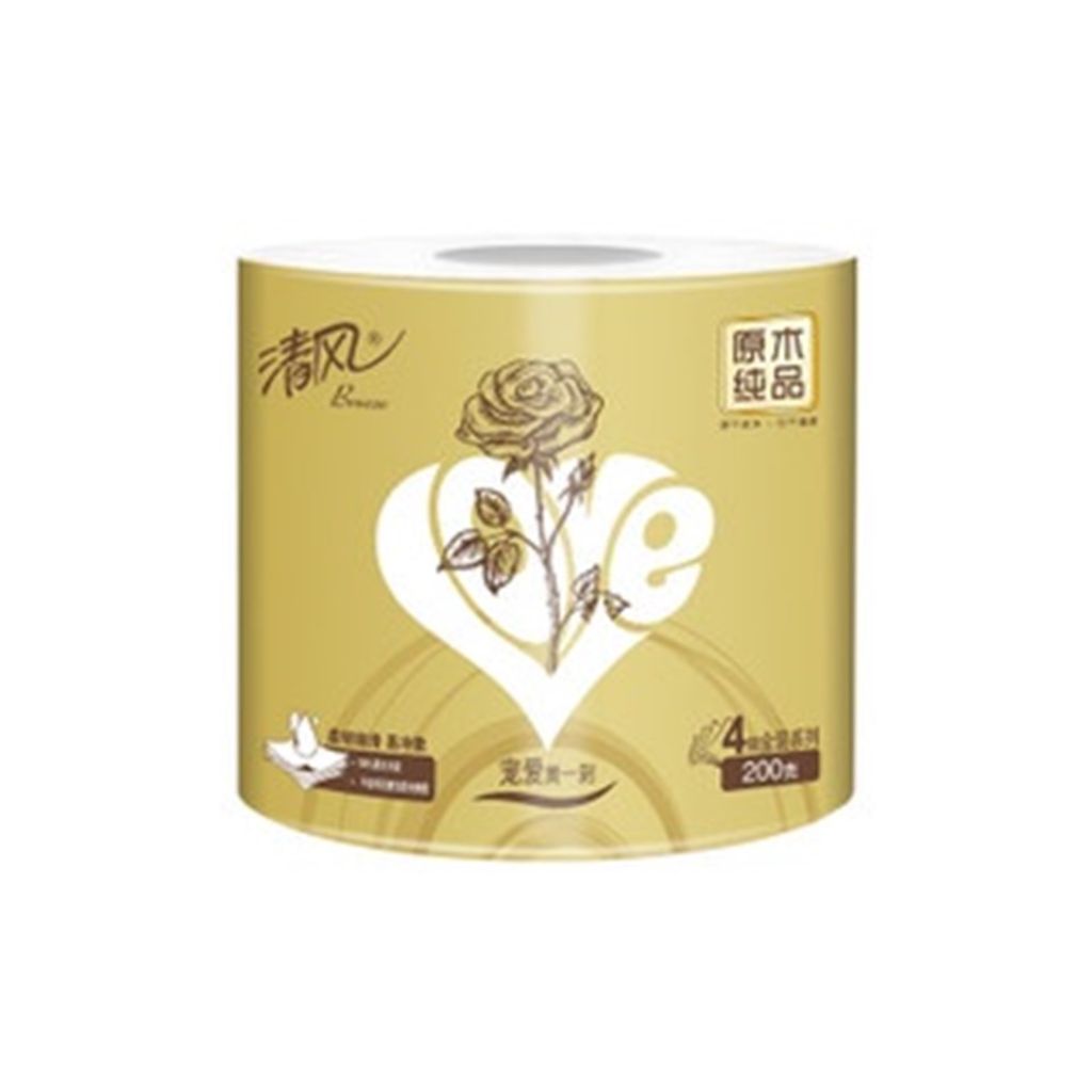 Breeze Gold Series Tissue Roll - 4 Ply/10 Rolls