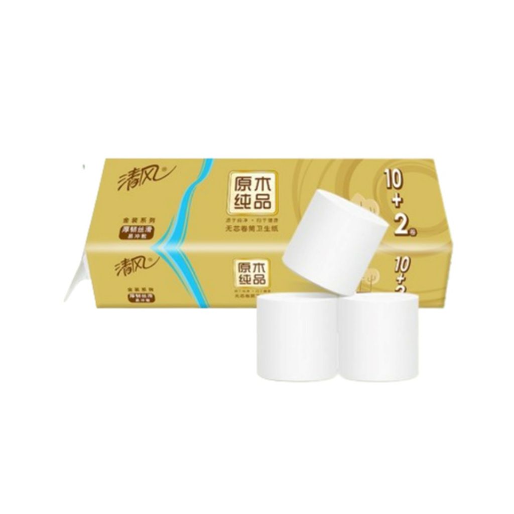 Breeze Gold Series Tissue Roll - 4 Ply/ 12 Rolls