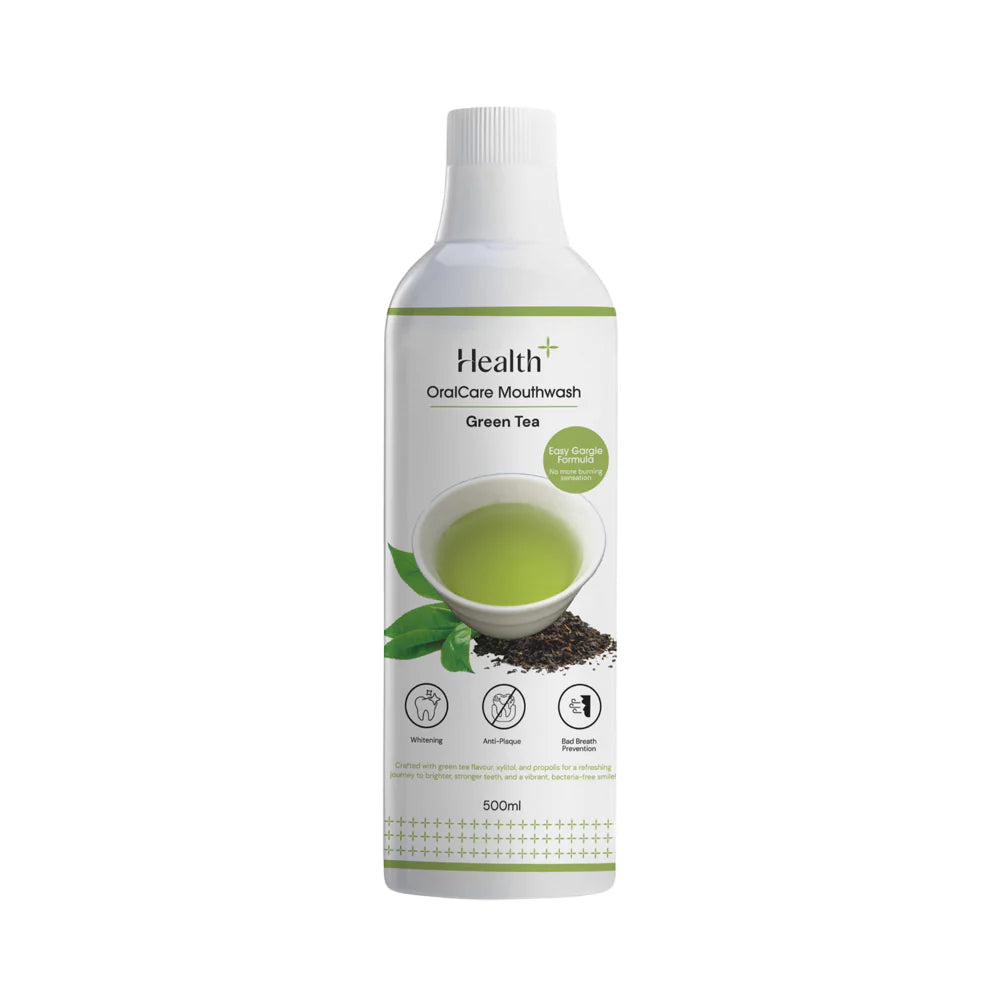 Health+ OralCare Mouthwash Green Tea 500ml-offer