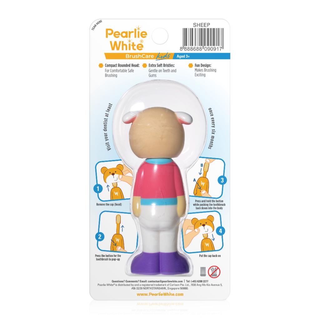 Pearlie White Kids Toothbrush Sheep