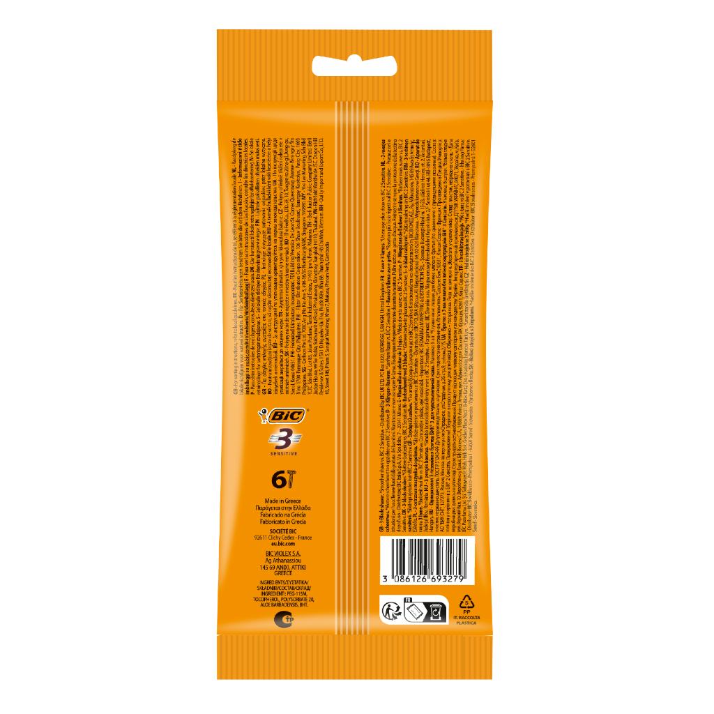 BIC 3 袋装 4+2(剃须刀)