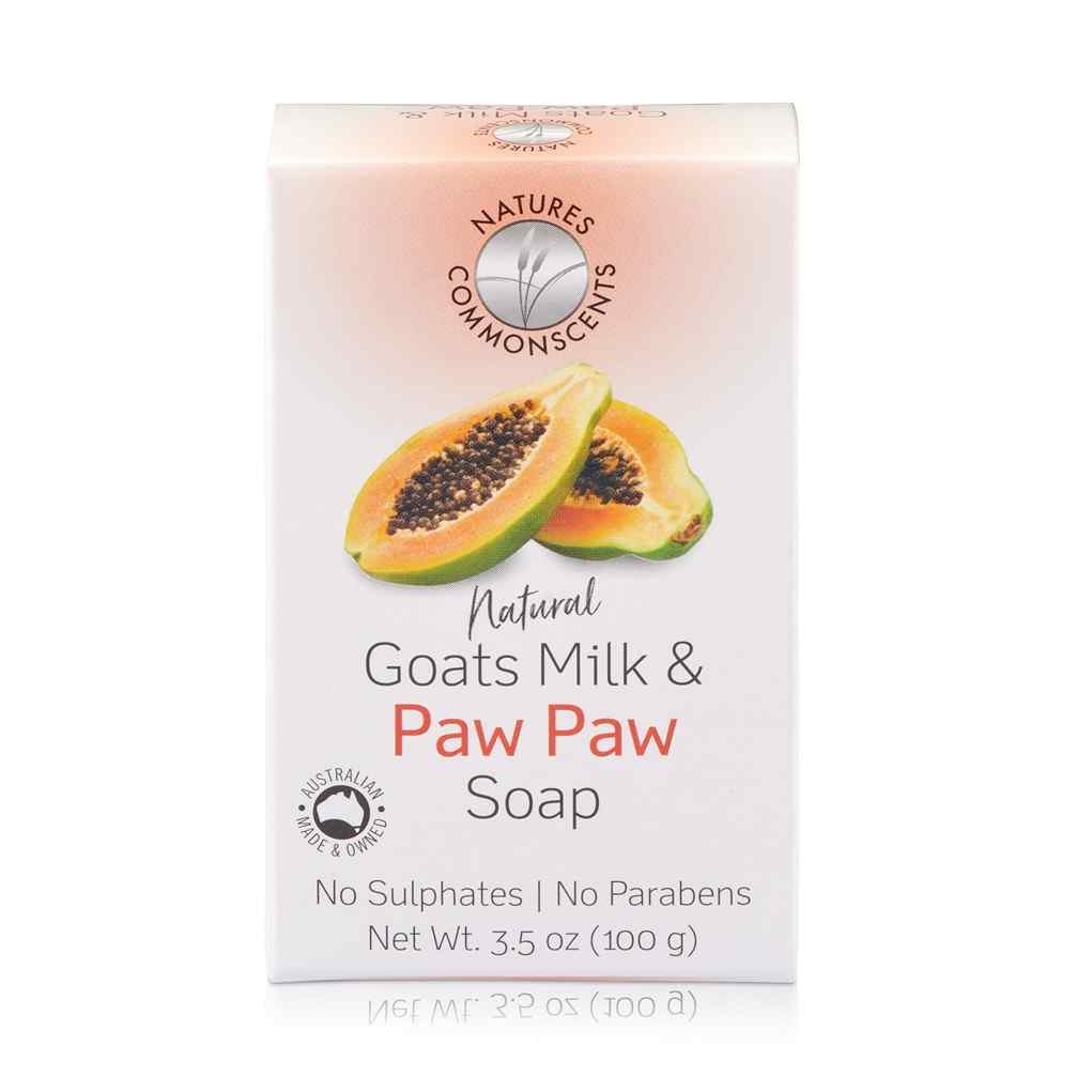 Natures Commonscents Goatsmilk & Paw Paw Soap 100g