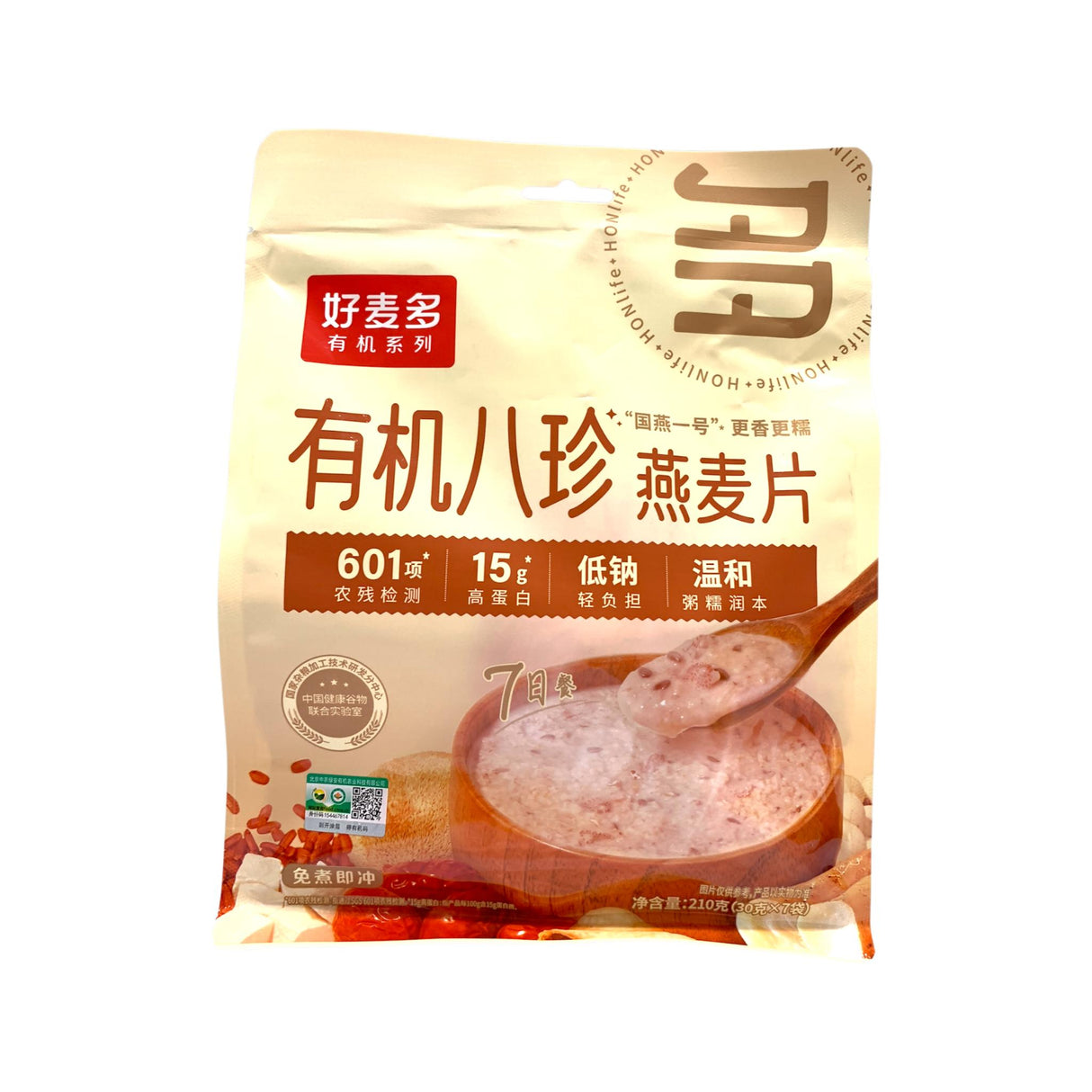 好麦多有机八珍燕麦片