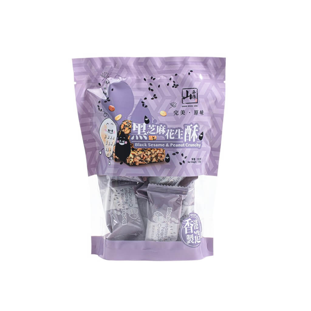 SSJ Black Sesame & Pnut Crunchy 120g