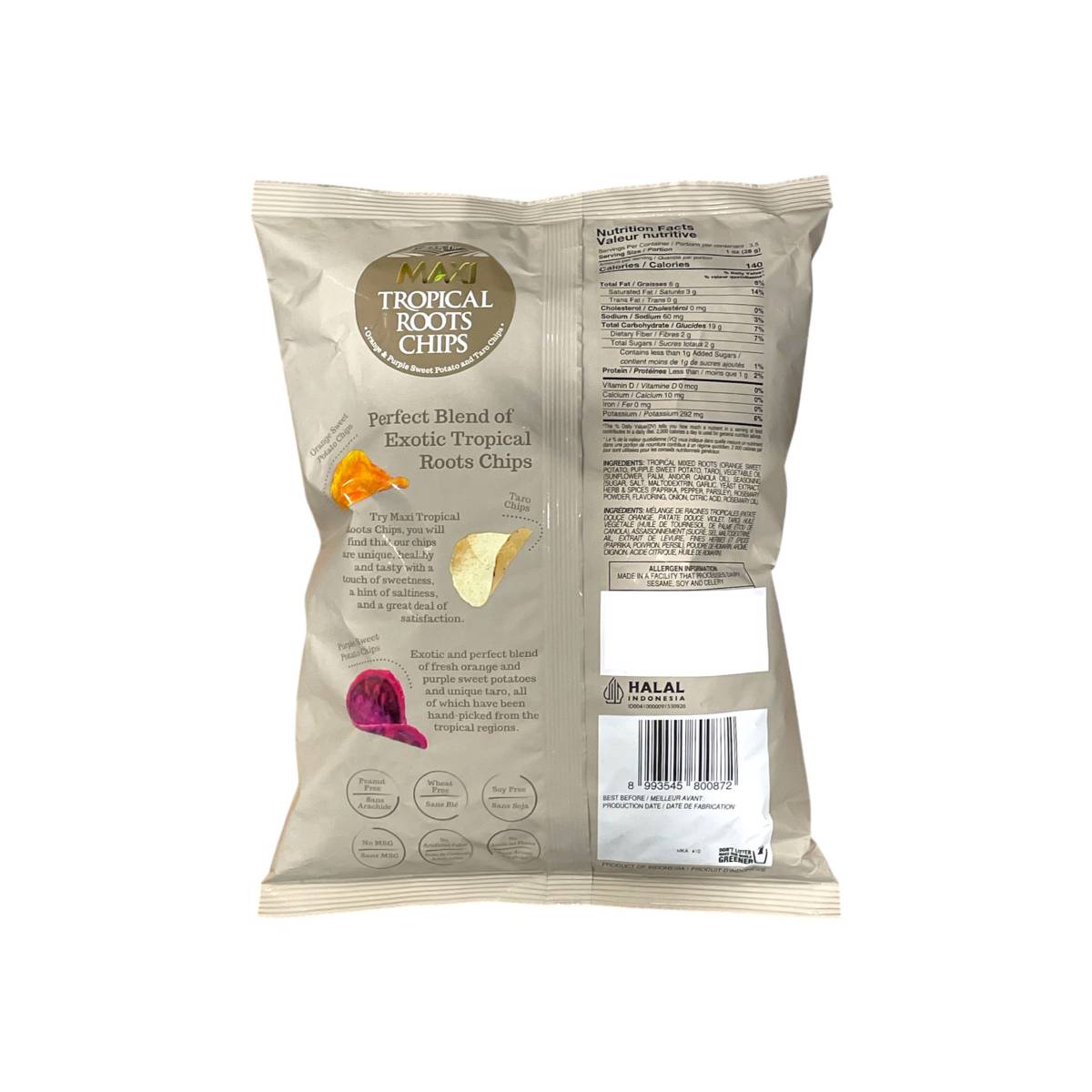 Tropical Roots Chips ROSEMARY GARLIC