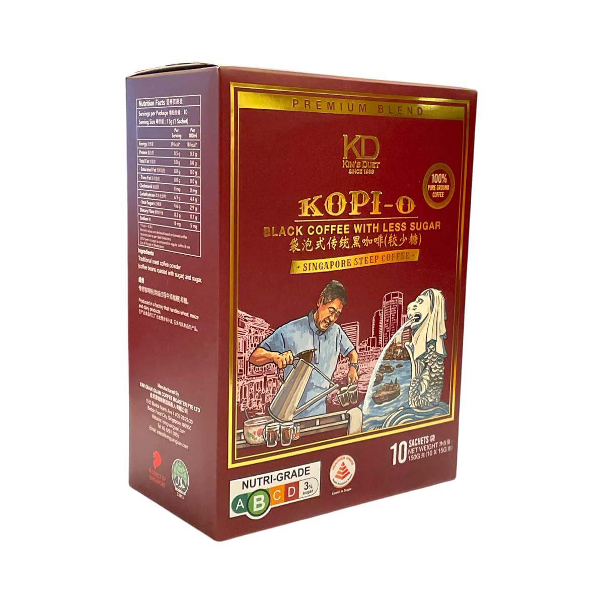 KIM'S DUET Kopi-O Box of 10s
