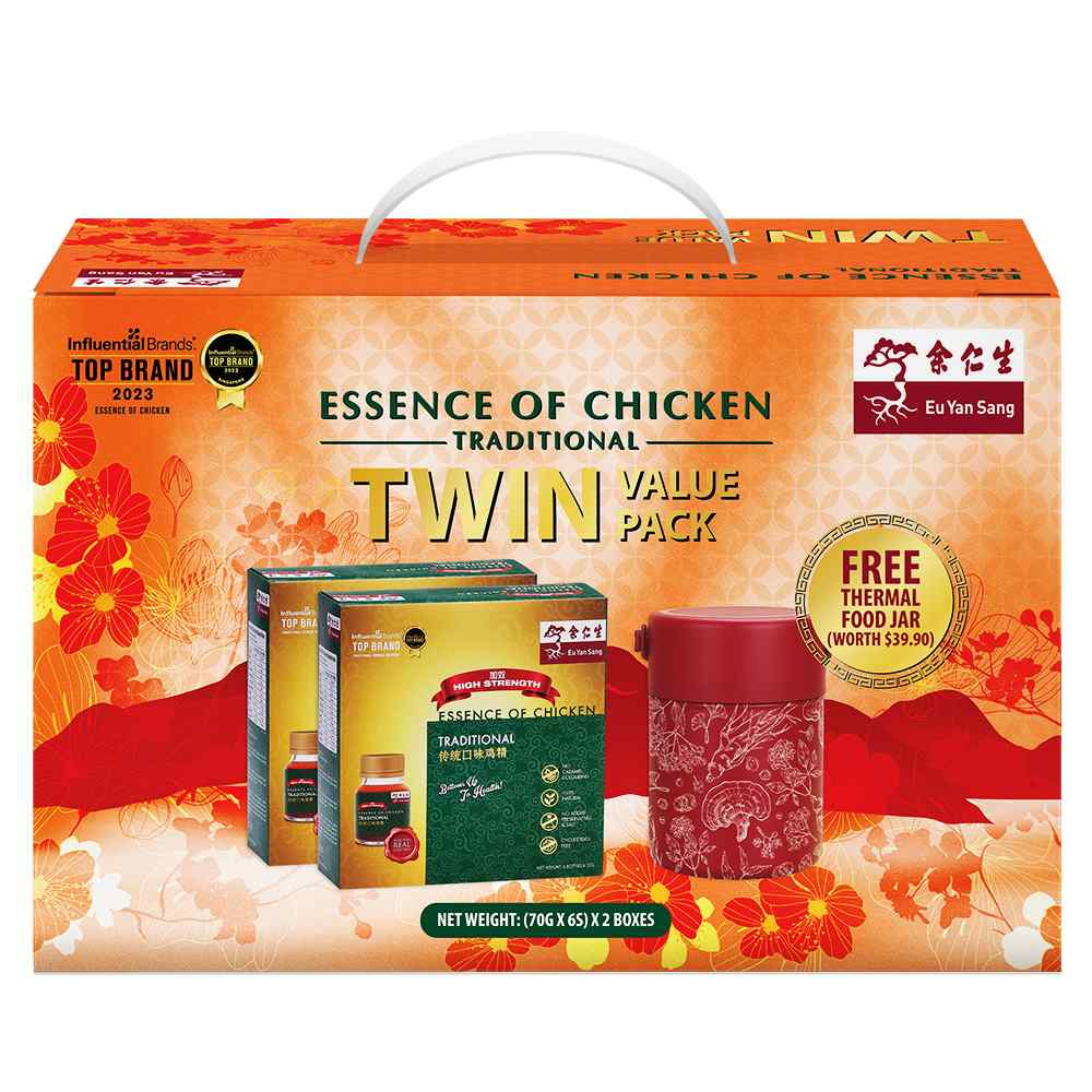 Essence of Chicken Gift Set with Thermal Mug 6s x 2