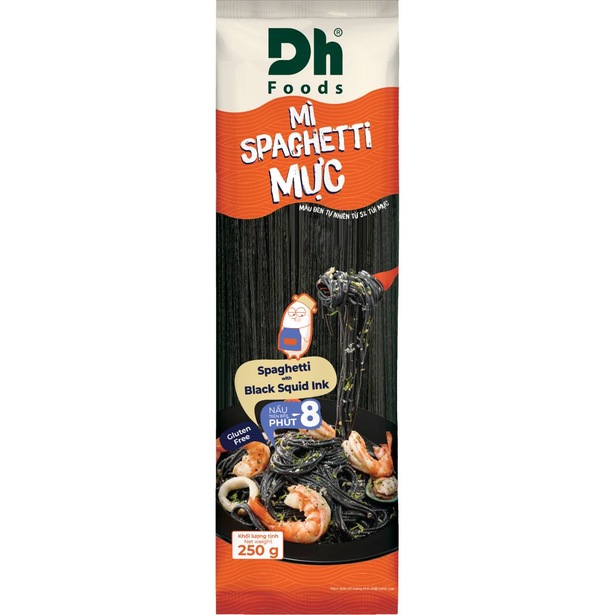 Spaghetti With Black Squid Ink