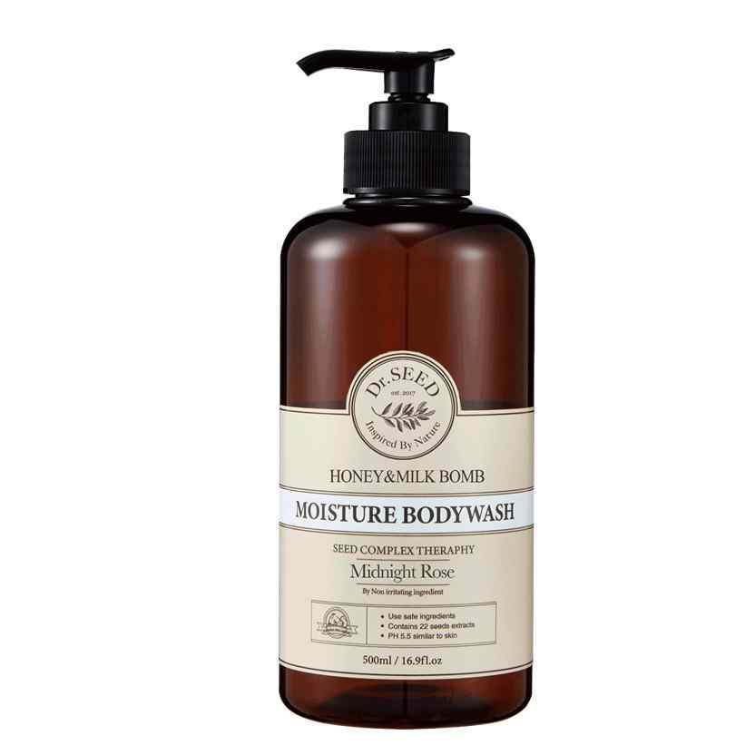 Dr.SEED Moisture Bodywash 500ml - Midnight Rose