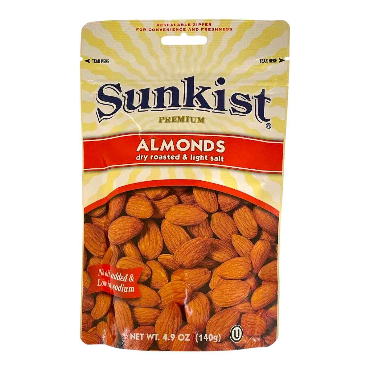 Sunkist Salted Almond Nuts 140g