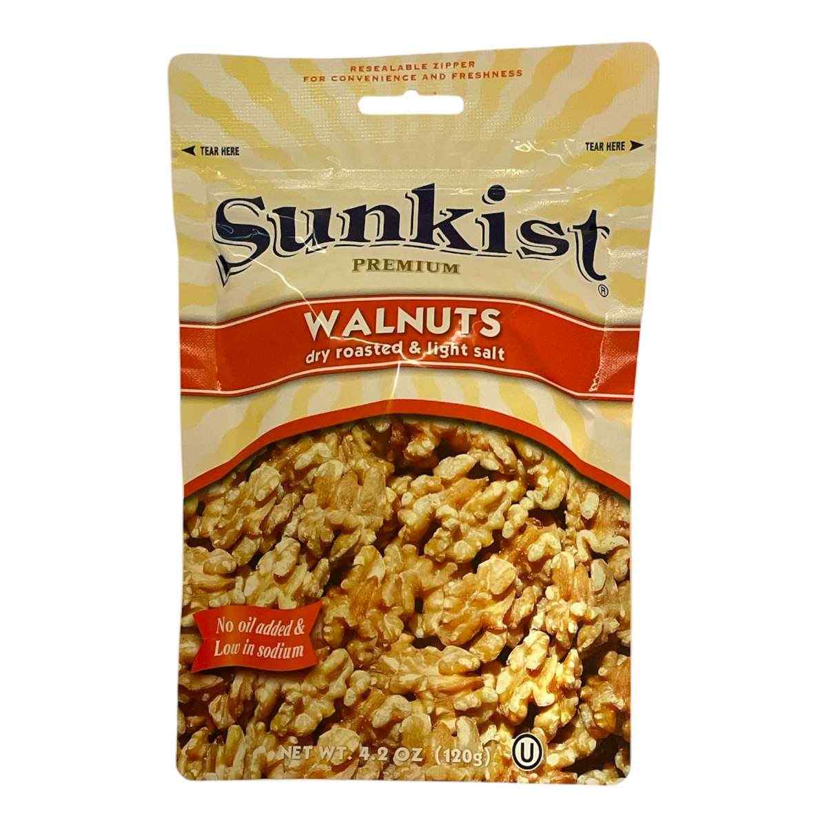 Sunkist Salted Walnuts 120g