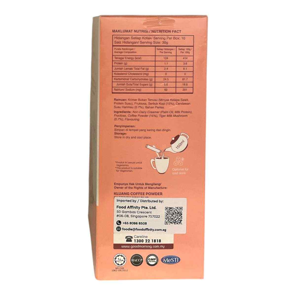 Tiger Milk Mshrm Coffee 3in1 Classic