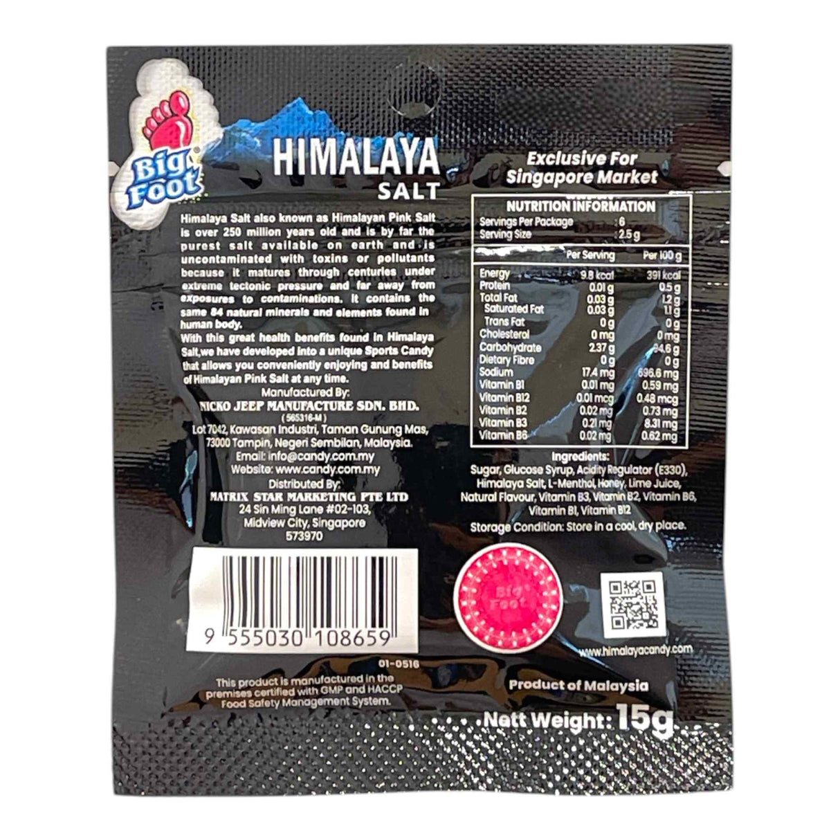 H Salt Mint Candy HONEY LIME