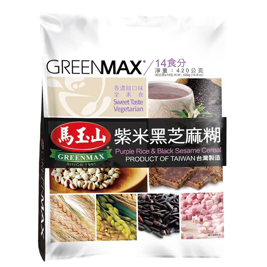 Greenmax Purple Rice & Black Sesame Cereal