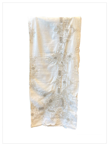 Embroidered Linen Tablecloth - Wash & Care Instructions