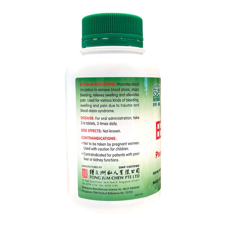 Raw Pseudoginseng Tablets 500s
