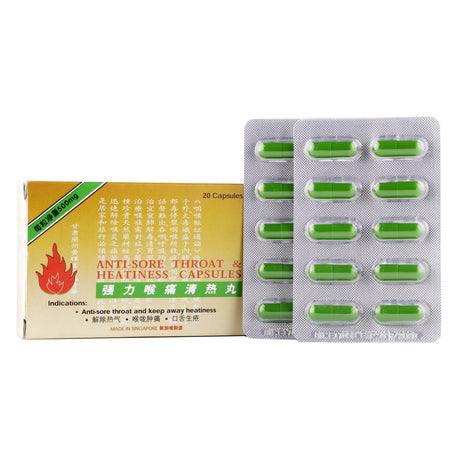 Natural Growth Anti-Sore Throat & Heatiness Capsules