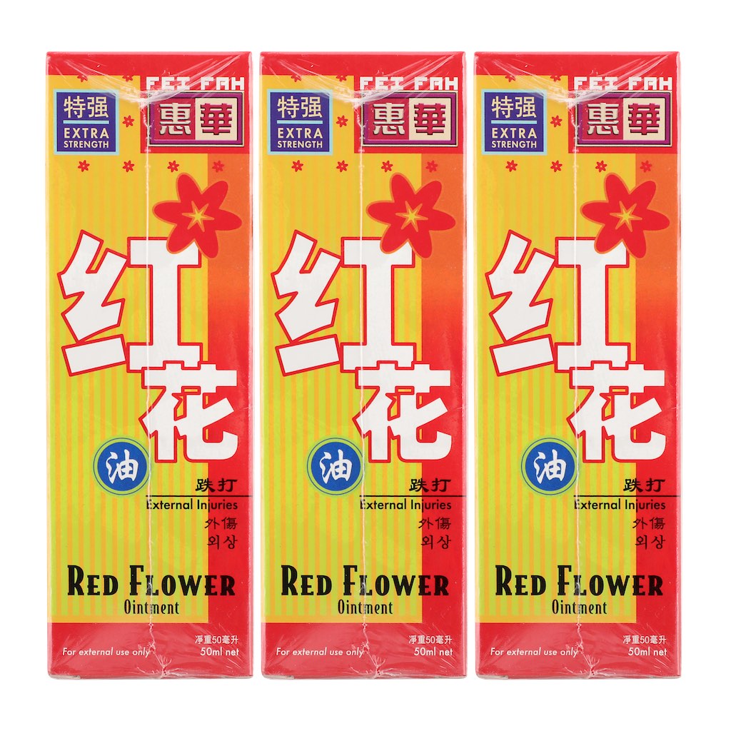 Feifah Red Flower Oil 50ml x 3