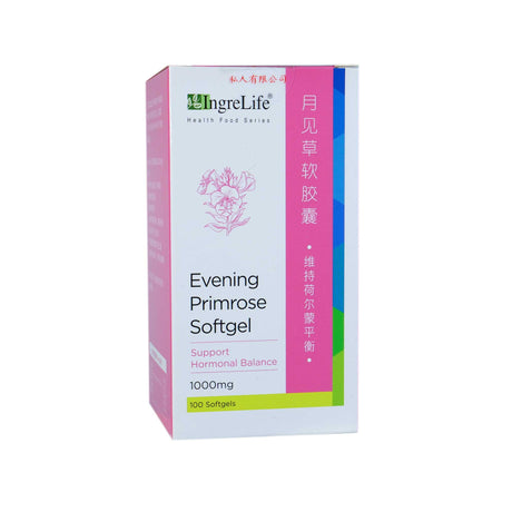 Ingrelife 100 Evening Primrose Soft gel