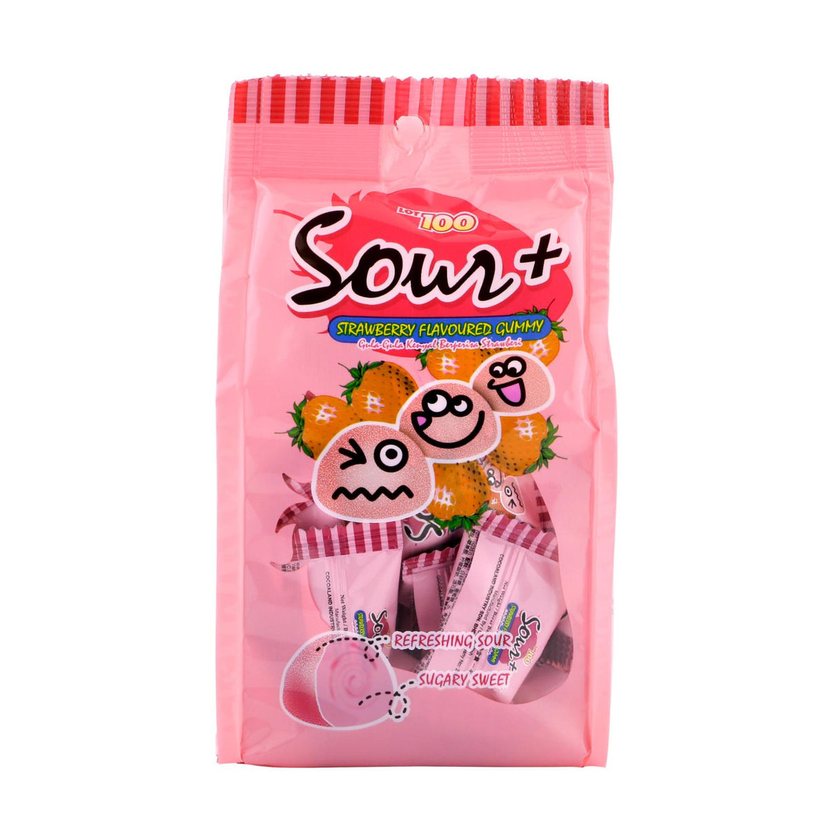 Lot100 草莓味酸软糖