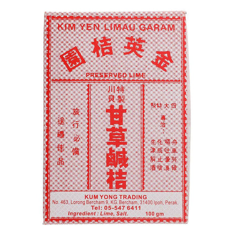 Kim Yen Salted Lime 100g