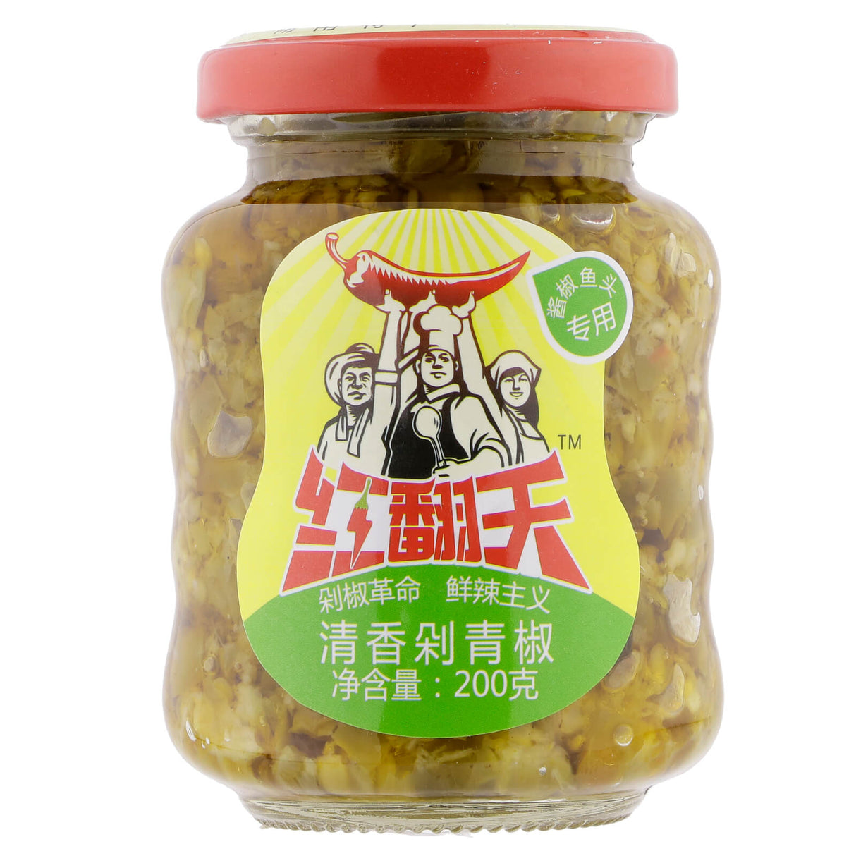 红翻天清香剁青椒200g