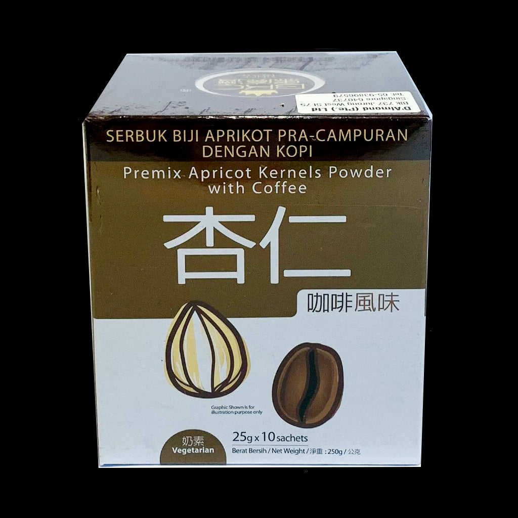 Apricot Kernels Powder w Coffee