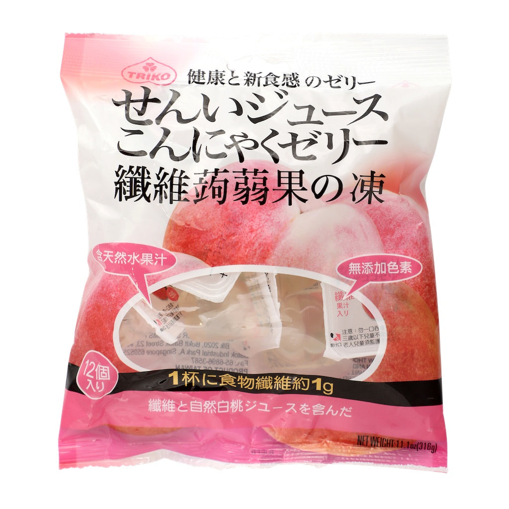 纤维蒟蒻果冻-白桃