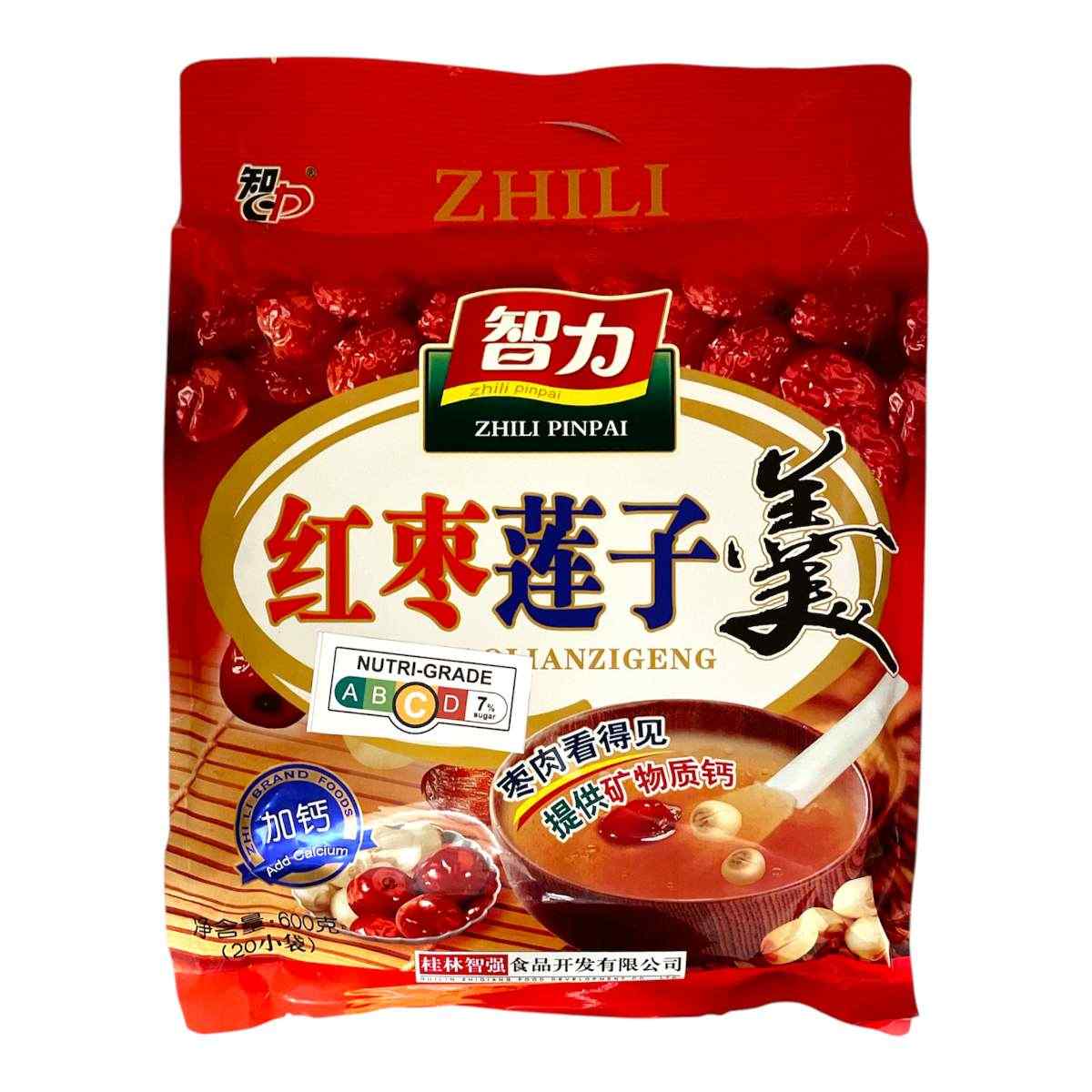 智力红枣莲子羹