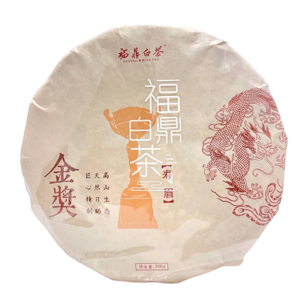 福鼎金奖寿眉茶饼300g – Yue Hwa Chinese Products SG