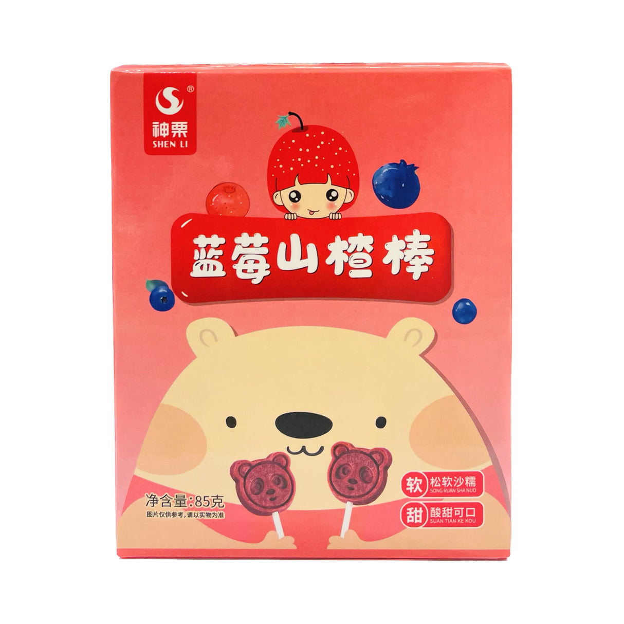 神栗牌蓝莓山楂棒85g