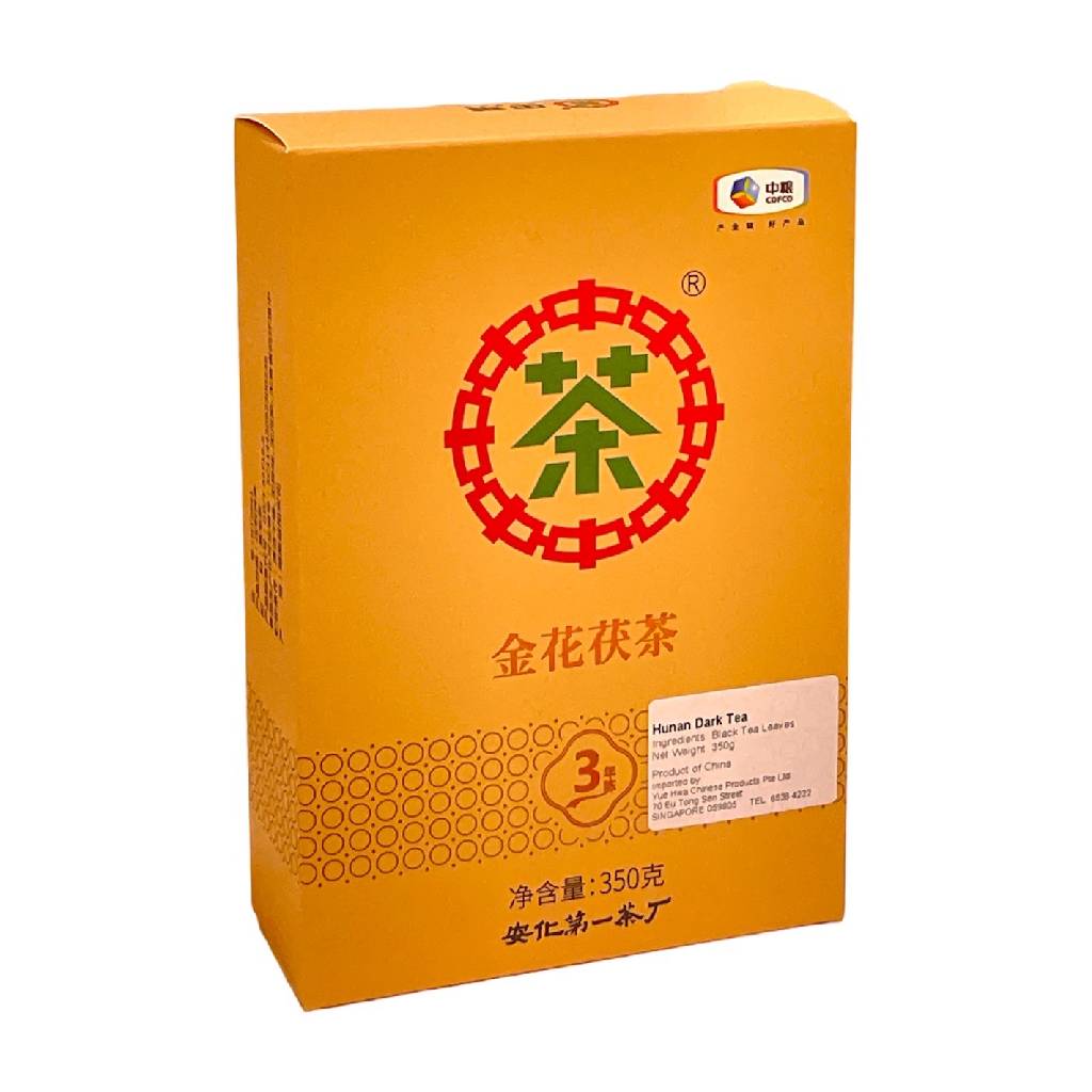 中茶牌金花茯茶磚(三年陳)350G – Yue Hwa Chinese Products SG