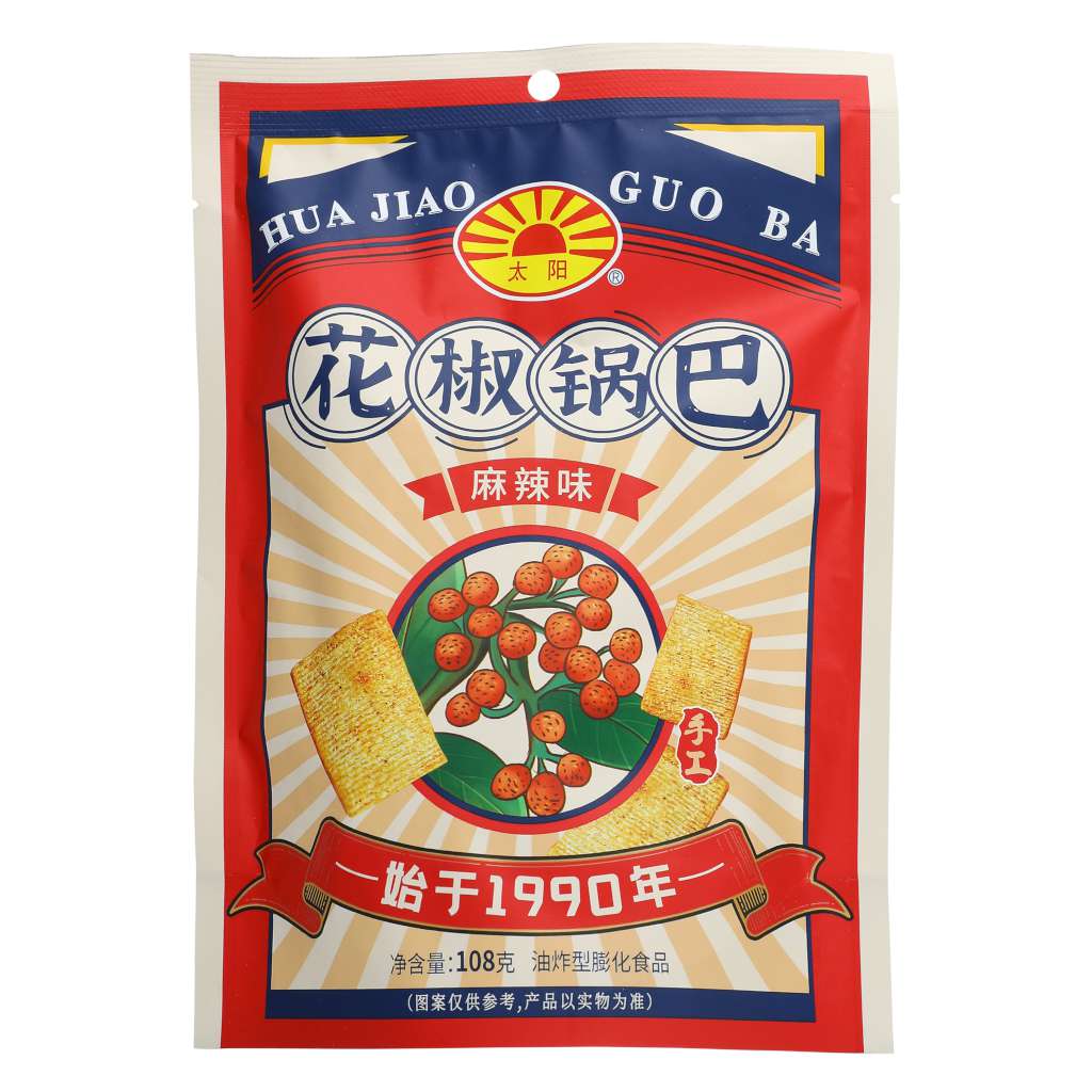 TY Rice Crust Snack MALA SPICY FLV 108g