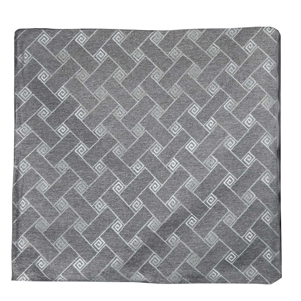 70cmx70cm Cushion Cover Square Spiral （Grey）